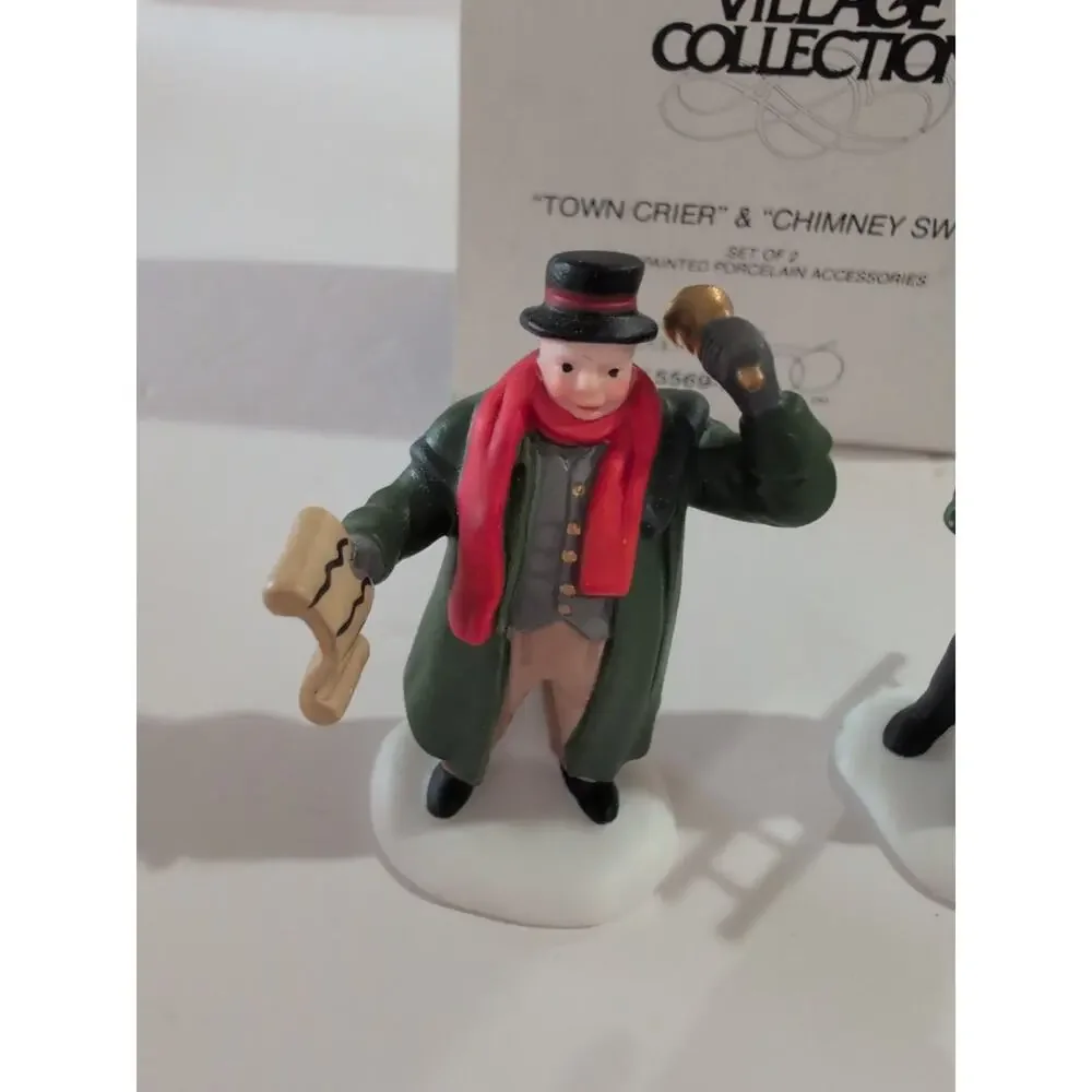 Dept 56,Heritage Village Accessories - Town Crier &‎ Chimney Sweep #5569-7